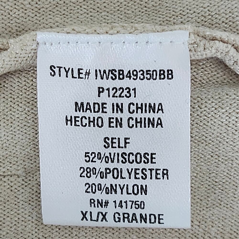 BalticBorn Carynn Knit Midi Skirt Natural Size XL - Picture 5 of 10